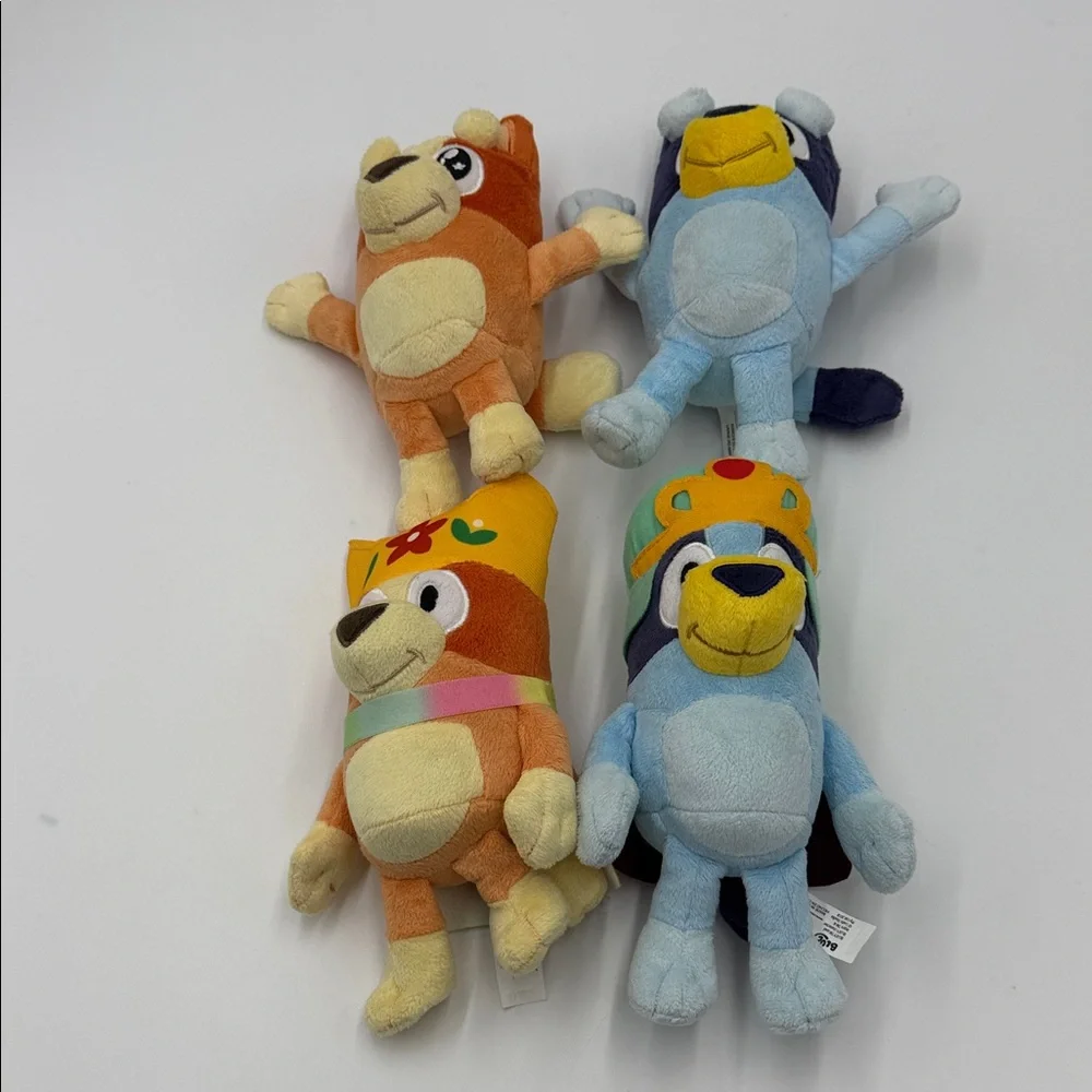 Bluey Colorful Plush Animal Set